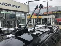 Велосипедное крепление на крышу автомобиля INTER 5501, алюминиевое