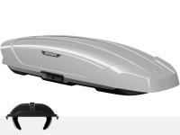 Автобокс на крышу Broomer Venture XL, серый глянцевый