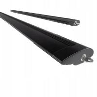Комплект крыловидных чёрных дуг с замком Amos Dynamic Black Lock, 120 см