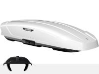 Автобокс на крышу Broomer Venture XL, белый глянцевый