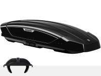 Автобокс на крышу Broomer Venture XL, чёрный глянцевый