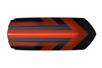 Автобокс на крышу Cybort Jazz Dynamic Edition, чёрный с красным глянцевый