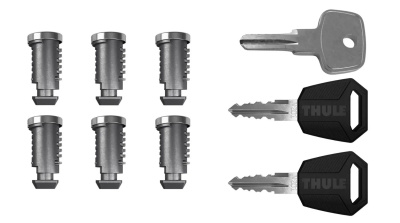 Набор замков Thule One-Key System 6-pack для автомобильного багажника (6 шт)
