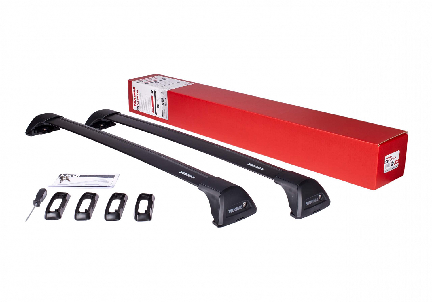 Комплект багажника Yakima FlushBar S8YB, чёрный