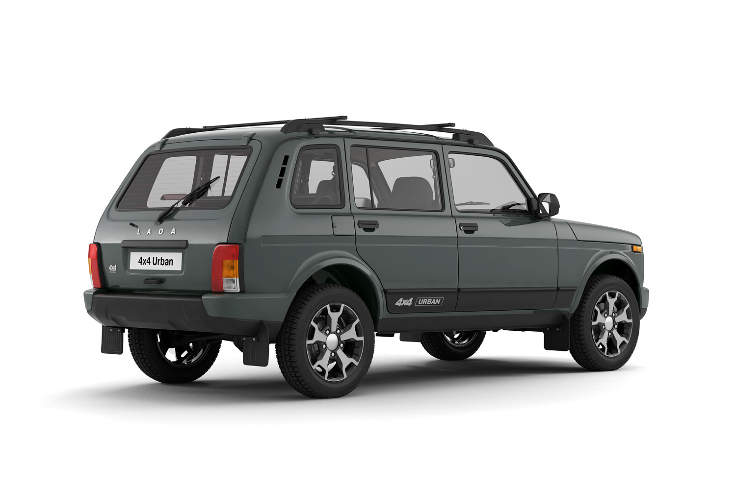 Рейлинги ПТ ГРУПП "Усиленные" с поперечинами для а/м Lada Niva Legend 5-дв, серебристые