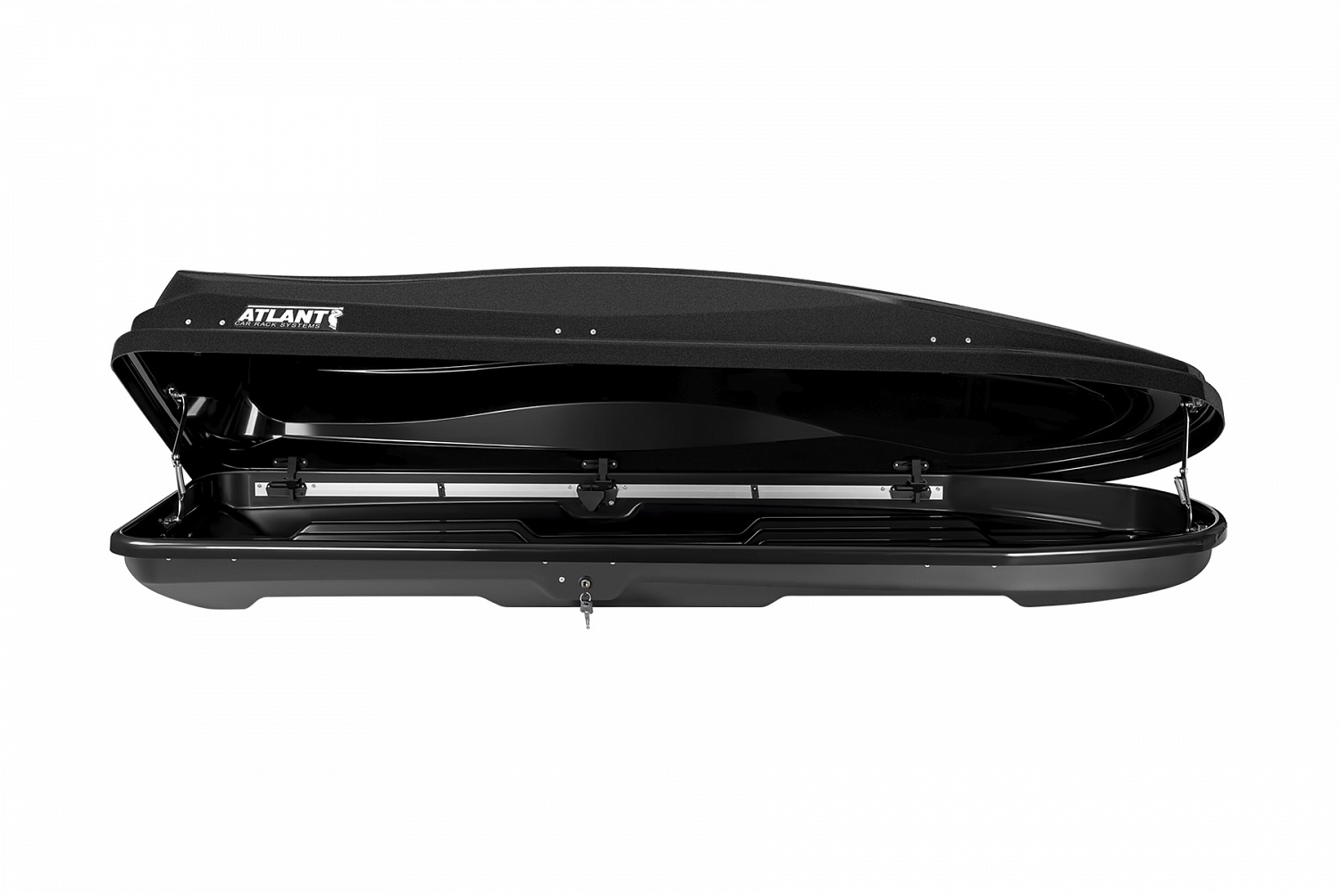 Автобокс на крышу Atlant Diamond 500, чёрный матовый