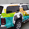 Рейлинги АПС серебристого цвета для автомобиля Volkswagen Amarok