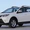 Рейлинги АПС серого цвета для автомобиля Toyota RAV4 IV