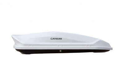 Автобокс на крышу CAYMAN 420, серый матовый