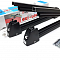 Крепление на багажные дуги для перевозки лыж и сноубордов Amos Ski Lock 3 Alu Black чёрного цвета, алюминиевое