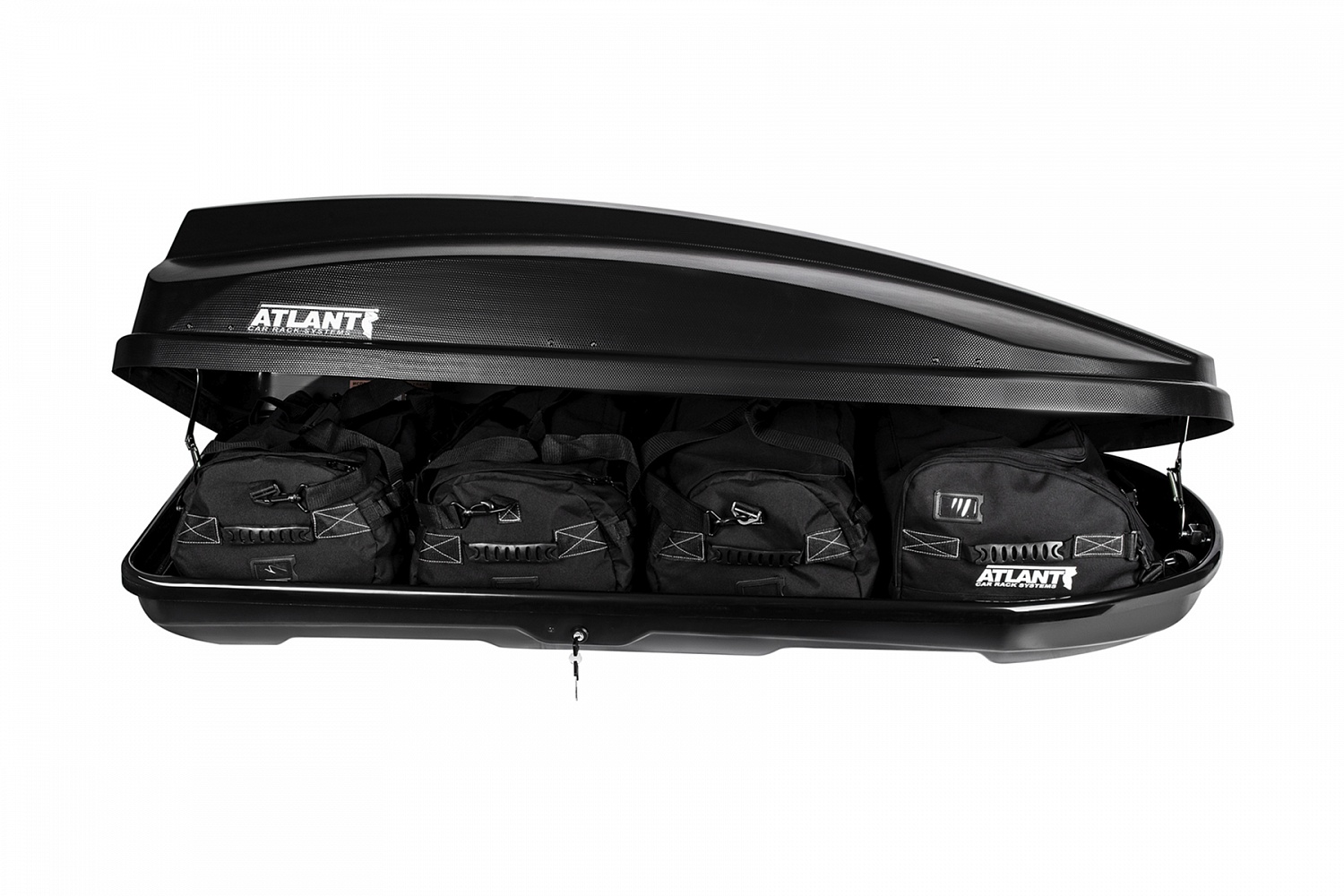 Автобокс на крышу Atlant Breeze XL, чёрный матовый