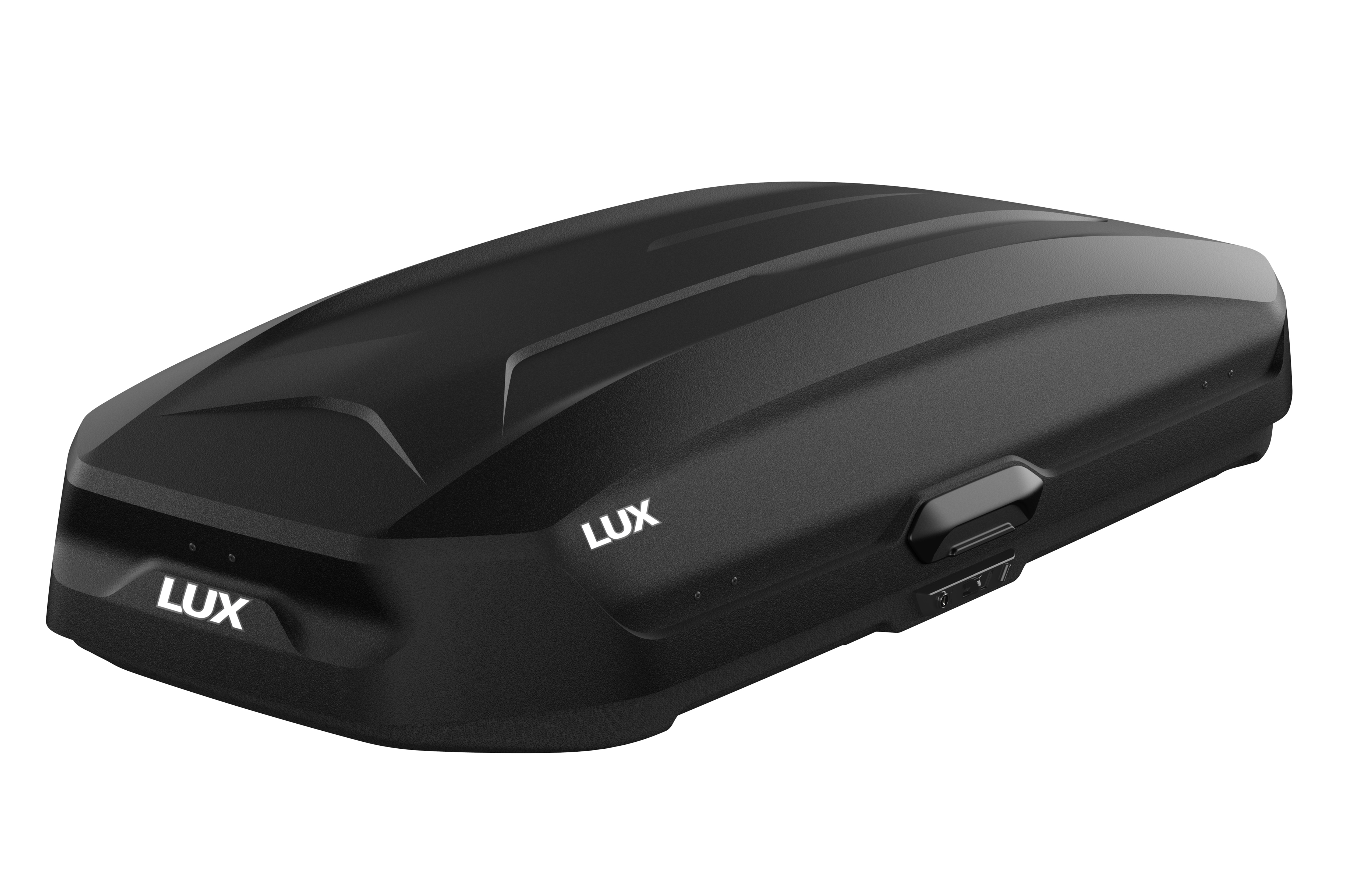 Автобокс на крышу LUX TAVR 197, чёрный матовый