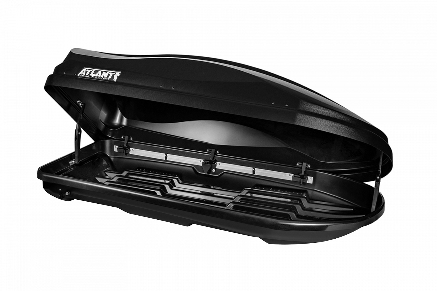 Автобокс на крышу Atlant Diamond 352, чёрный матовый