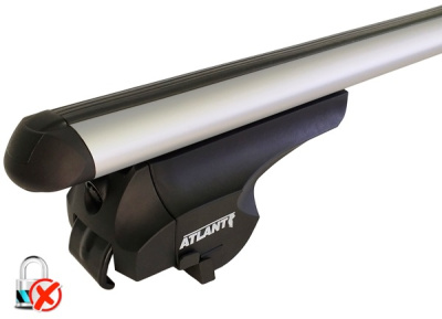 Багажник на интегрированные рейлинги Atlant 7008 (1.4м) Аэродинамическая дуга с предпрогибом