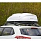 Автобокс на крышу Turino 1, белый матовый. Двухстороннее открытие