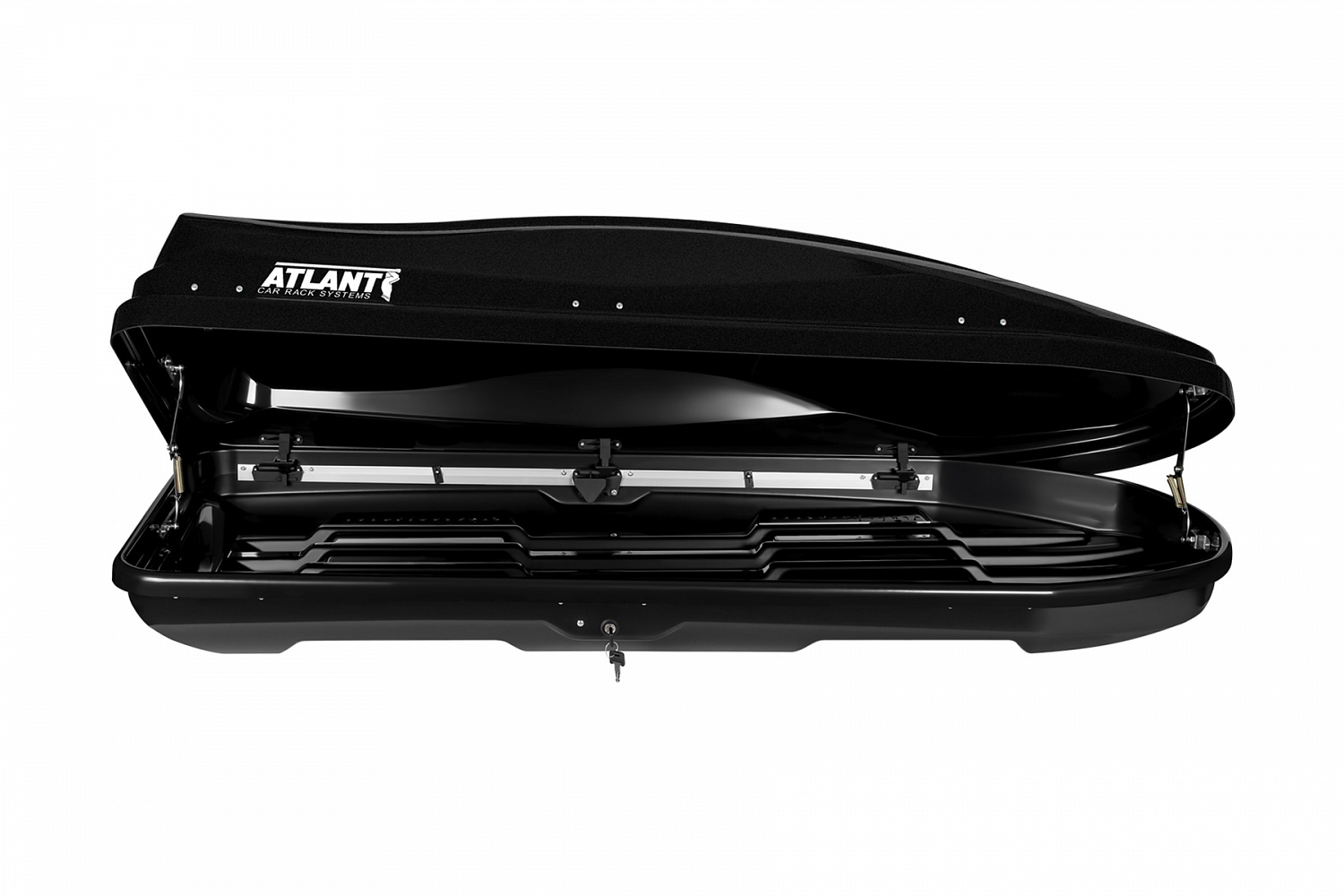 Автобокс на крышу Atlant Diamond 430, чёрный матовый