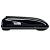 Автобокс на крышу Modula Beluga Easy 460 Black, чёрный глянцевый