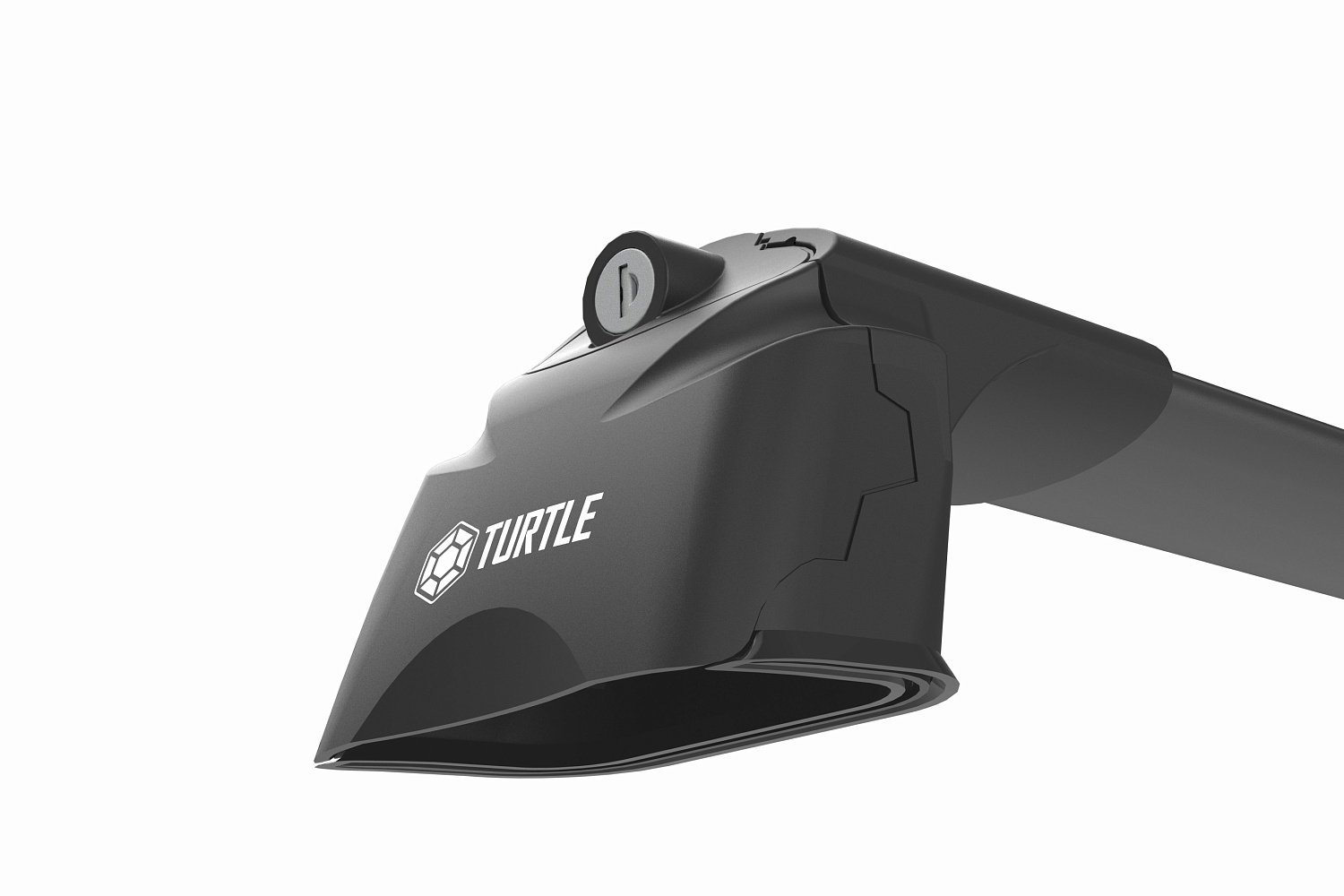 Багажник на крышу Turtle Air 3 для а/м Nissan X-Trail T32 со штатными местами крепления, чёрный