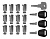 Набор замков Thule One-Key System 12-pack для автомобильного багажника (12 шт)