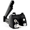 Крепление на багажные дуги для перевозки лыж и сноубордов Amos Ski Lock 3 Alu Black чёрного цвета, алюминиевое