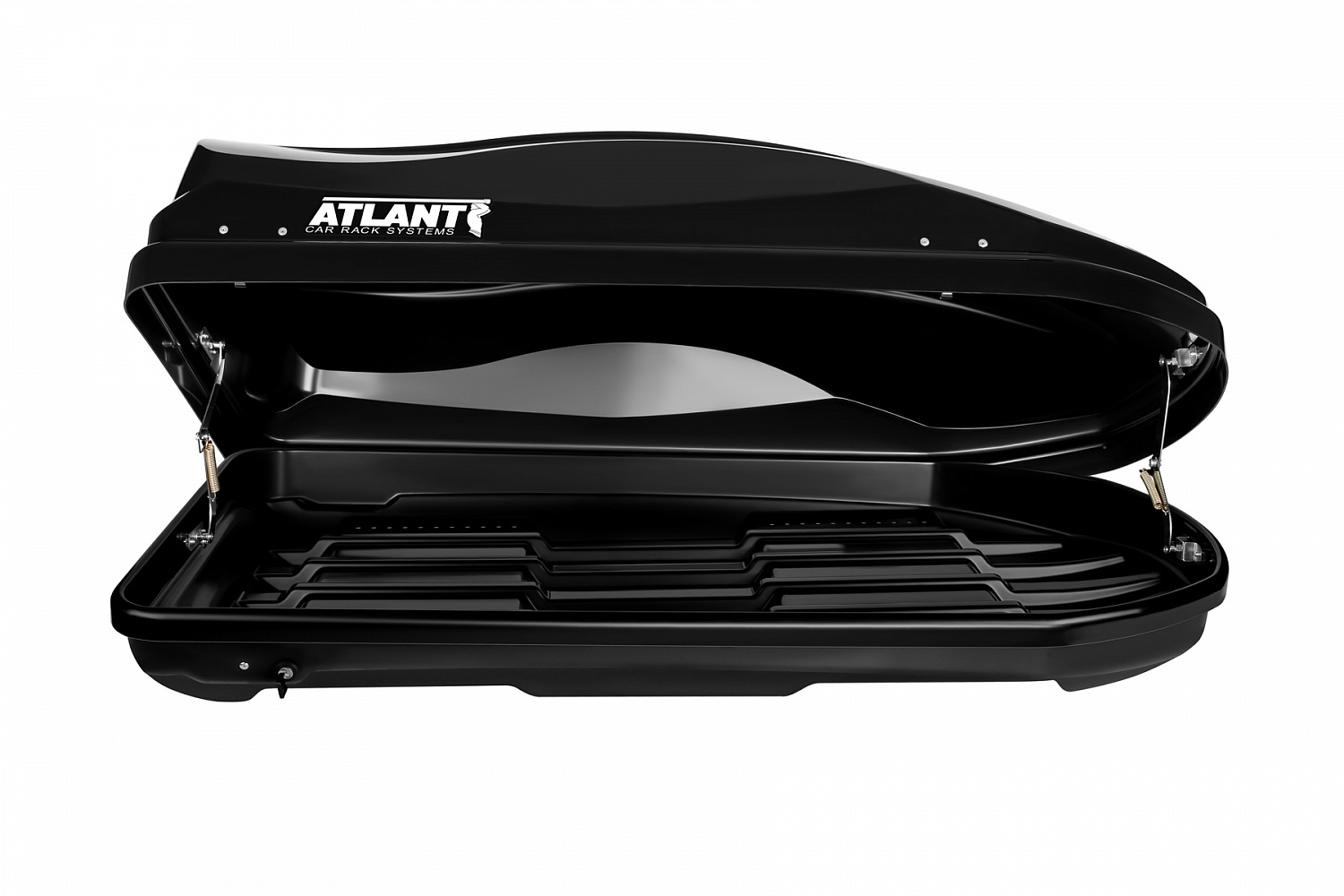 Автобокс на крышу Atlant Diamond 352, чёрный глянцевый