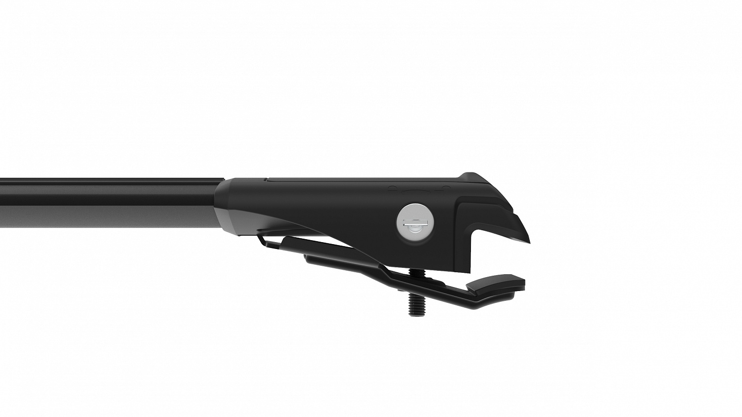 Багажник на крышу Turtle Shark 122 Black, для а/м с классическими рейлингами, 122 см, чёрный