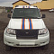 Рейлинги ПТ ГРУПП "Муар" чёрного цвета для автомобиля UAZ Pickup