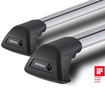 Комплект багажника Yakima FlushBar S8Y, серебристый