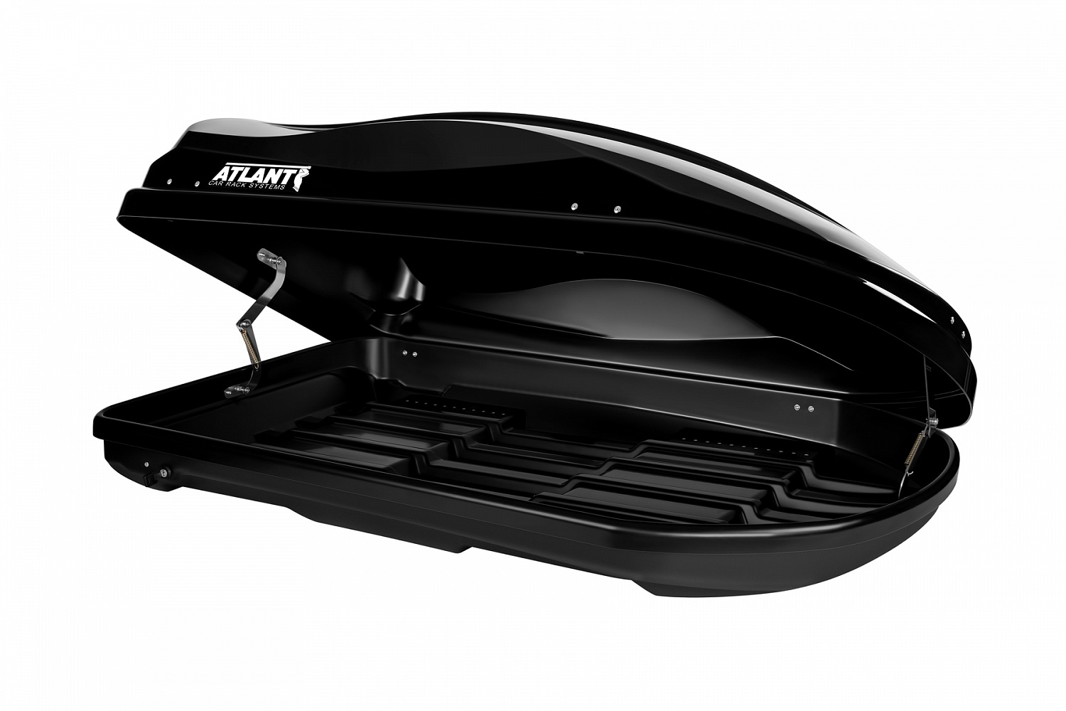 Автобокс на крышу Atlant Diamond 352, чёрный глянцевый
