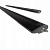 Комплект крыловидных чёрных дуг с замком Amos Dynamic Black Lock, 120 см