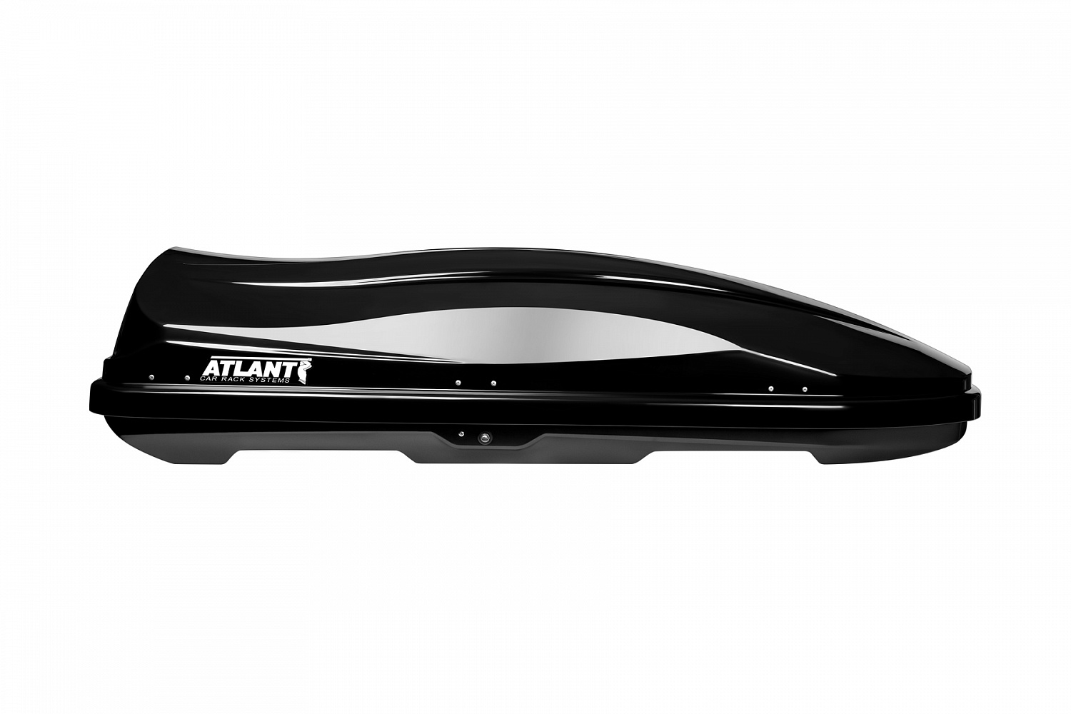 Автобокс на крышу Atlant Diamond 430, чёрный глянцевый