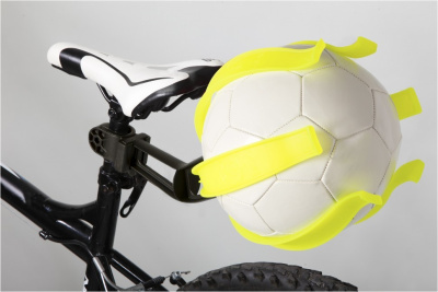 Крепление на велосипед для перевозки мяча Bellelli Kik Ball, жёлтое