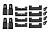 Комплект адаптеров Rollster Mercury 20610 на гладкую крышу