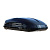Автобокс на крышу Eurodetal TOPBOX 435 black glossy, чёрный глянцевый