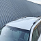 Рейлинги ПТ ГРУПП "Муар" серебристого цвета для автомобиля Toyota Land Cruiser Prado 150