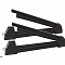 Крепление на багажные дуги для перевозки лыж и сноубордов Amos Ski Lock 3 Alu Black чёрного цвета, алюминиевое