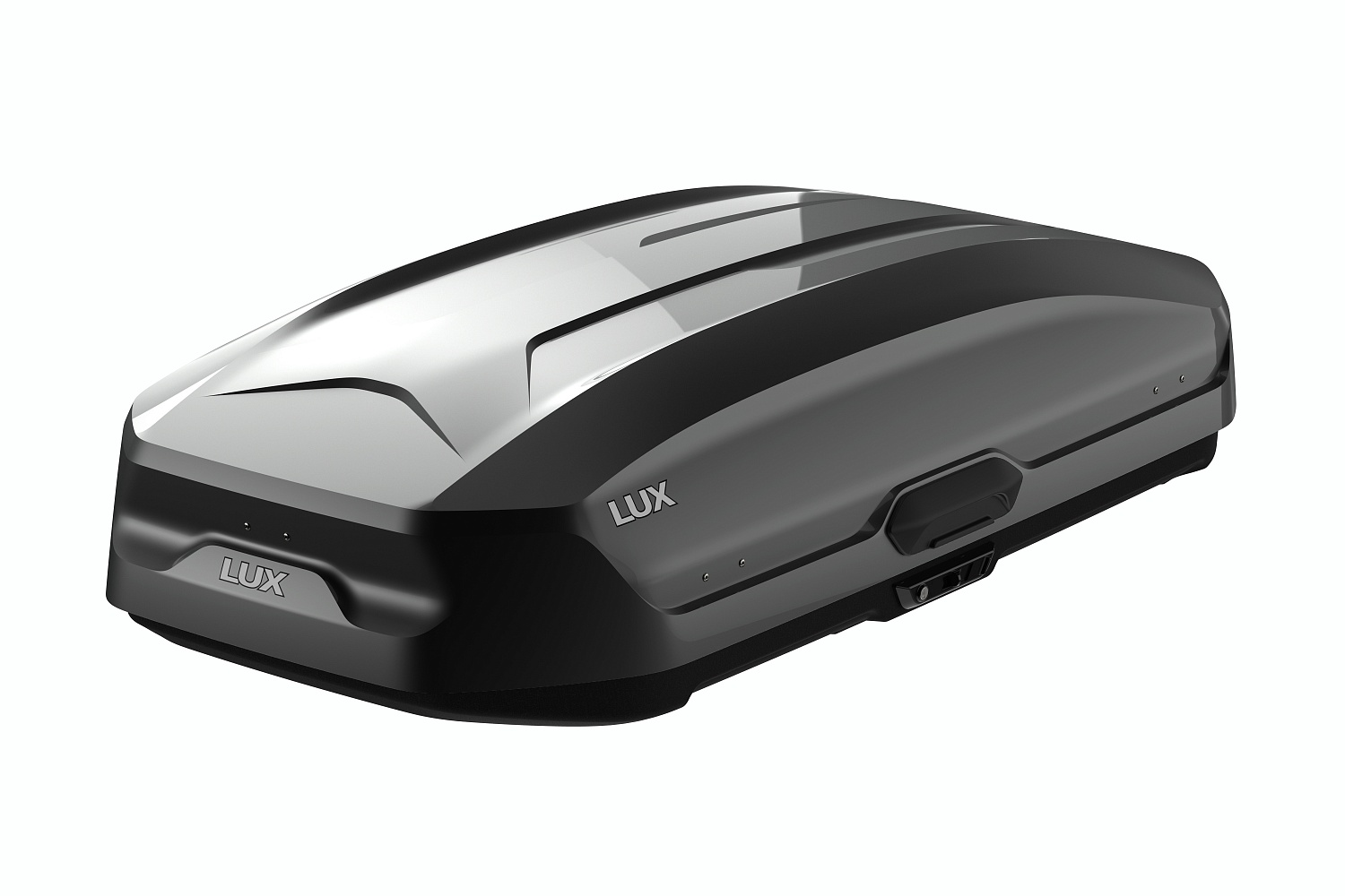 Автобокс на крышу LUX TAVR 175, чёрный глянцевый
