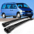 Комплект багажника Aguri Prestige II PS-21 Black чёрного цвета, для автомобиля Mercedes-Benz Vito, на классические рейлинги