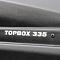 Автобокс на крышу Eurodetal TOPBOX 335 black dusting, чёрный дастинг