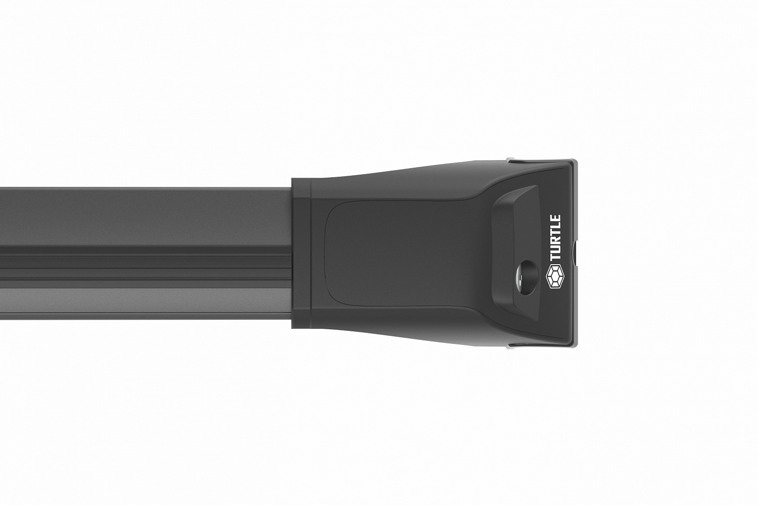 Багажник на крышу Turtle Tourmaline V1 Black, для а/м с классическими рейлингами, чёрный