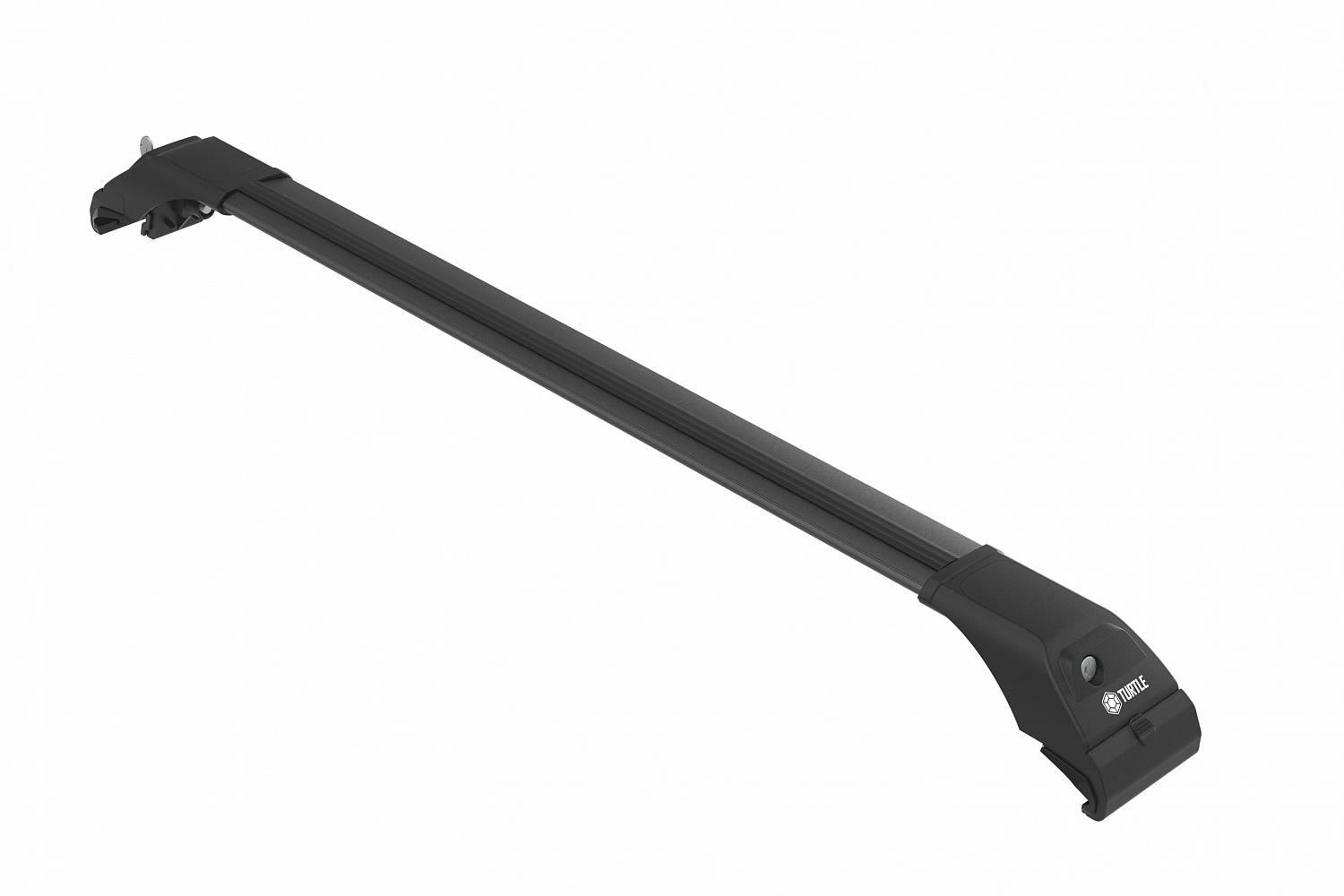 Багажник на крышу Turtle Tourmaline V2 Black, для а/м с интегрированными рейлингами, чёрный