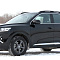 Рейлинги АПС серого цвета для автомобиля Haval F7, с боковым резьбовым креплением под багажник