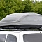 Автобокс на крышу Turino 1, серый матовый. Одностороннее открытие