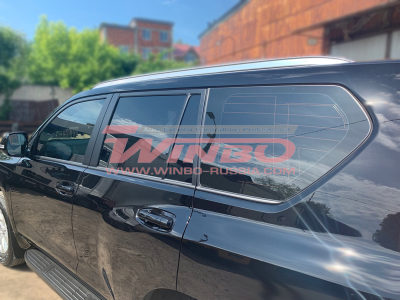 Интегрированные рейлинги Winbo OE Style для автомобиля Toyota Land Cruiser Prado 150, серебристые