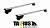 Комплект багажника Taurus EasyUp 915, для автомобилей с классическими рейлингами, 115 см