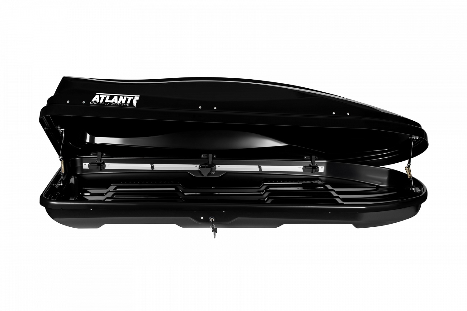 Автобокс на крышу Atlant Diamond 430, чёрный глянцевый