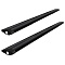 Комплект крыловидных чёрных дуг с замком Amos Dynamic Black Lock, 120 см