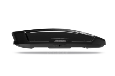 Автобокс на крышу PT GROUP Space Black Luxe, чёрный глянцевый