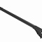 Багажник на крышу Turtle Tourmaline V2 Black, для а/м с интегрированными рейлингами, чёрный