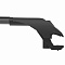 Багажник на крышу Turtle Tourmaline V1 Black, для а/м с классическими рейлингами, чёрный